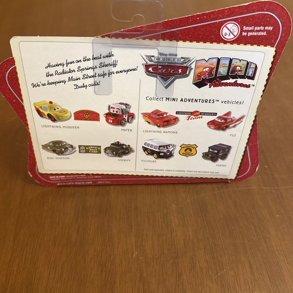 DISNEY PIXAR CARS * MINI ADVENTURES * FILLMORE & SARGE * NEW * RADIATOR SPRINGS - Picture 5 of 5